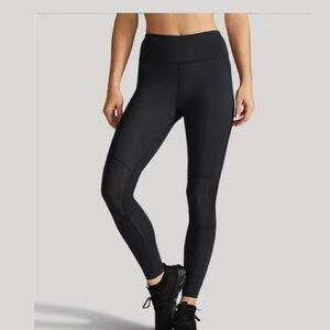 Black Women's Tommy Copper Back Support Ankle length Leggings NIP